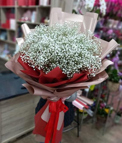 Букет цветов из: Гипсофила в Лузе