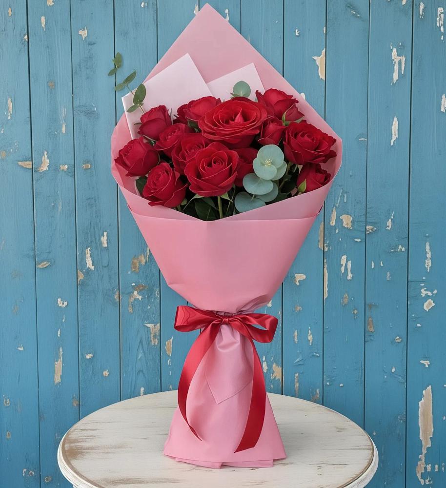 Букет цветов из: Розы в Лузе