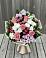 Букет цветов из: Альстромерии, Гвоздики, Розы и Хризантемы в Лузе