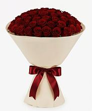 Букет 101 Бордовая роза Блэк Бакарра в Лузе