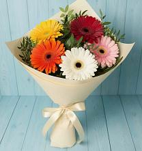 Букет цветов из:  Герберы в Лузе