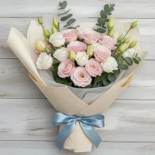 Букет цветов из:  Лизиантусы #REPLACE_PRED# Лузе