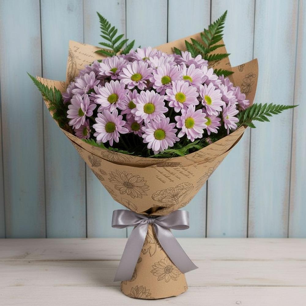 Букет цветов из: Хризантемы в Лузе