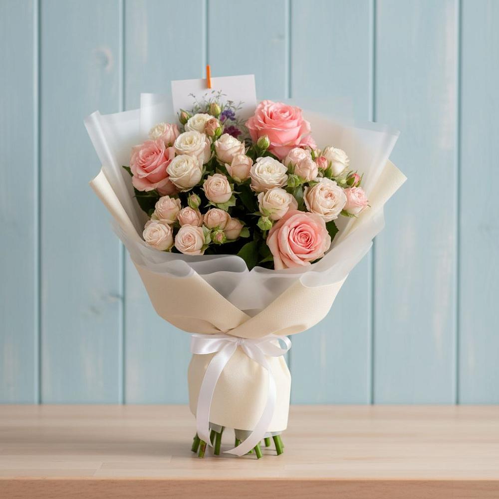 Букет цветов из: Розы в Лузе