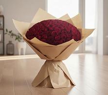Букет 101 Красная роза в Лузе