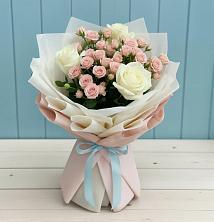 Букет цветов из:  Розы в Лузе