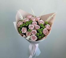 Букет цветов из:  Розы и Хризантемы #REPLACE_PRED# Лузе