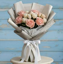Букет цветов из:  Розы #REPLACE_PRED# Лузе