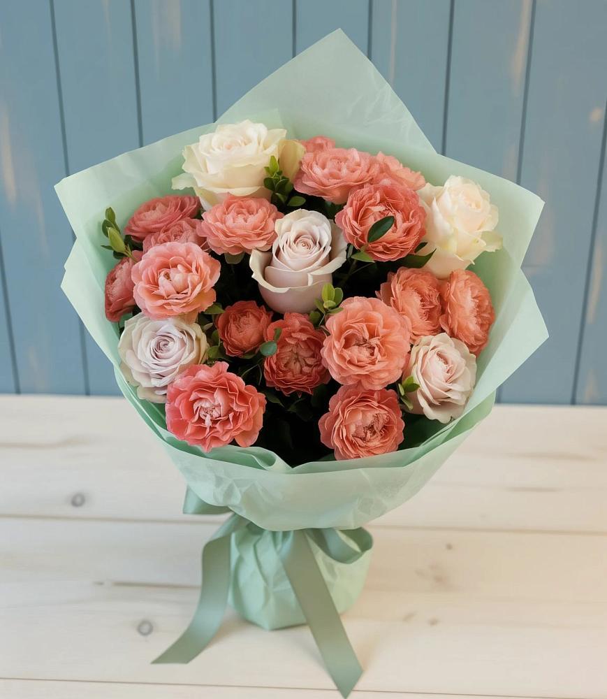 Букет цветов из: Розы в Лузе