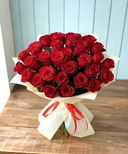 Букет 29 Красных роз в Лузе