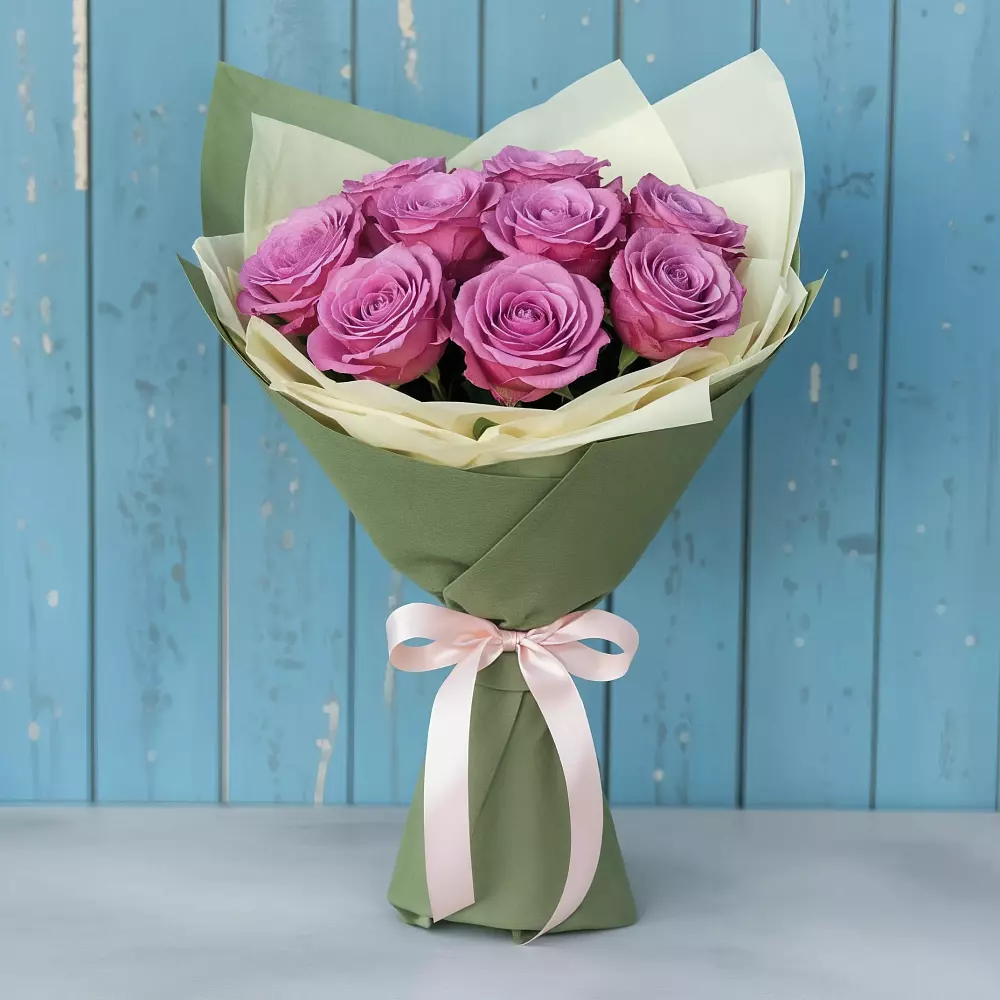 Букет Розы Фёрст Леди в Лузе