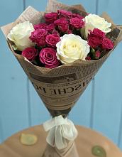 Букет цветов из:  Розы в Лузе
