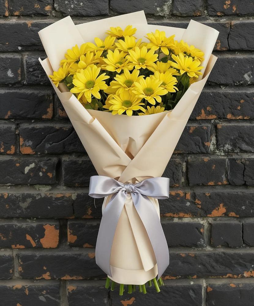 Букет цветов из: Хризантемы в Лузе