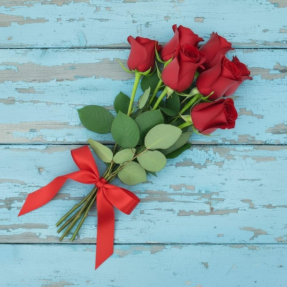 Букет Красные розы в Лузе